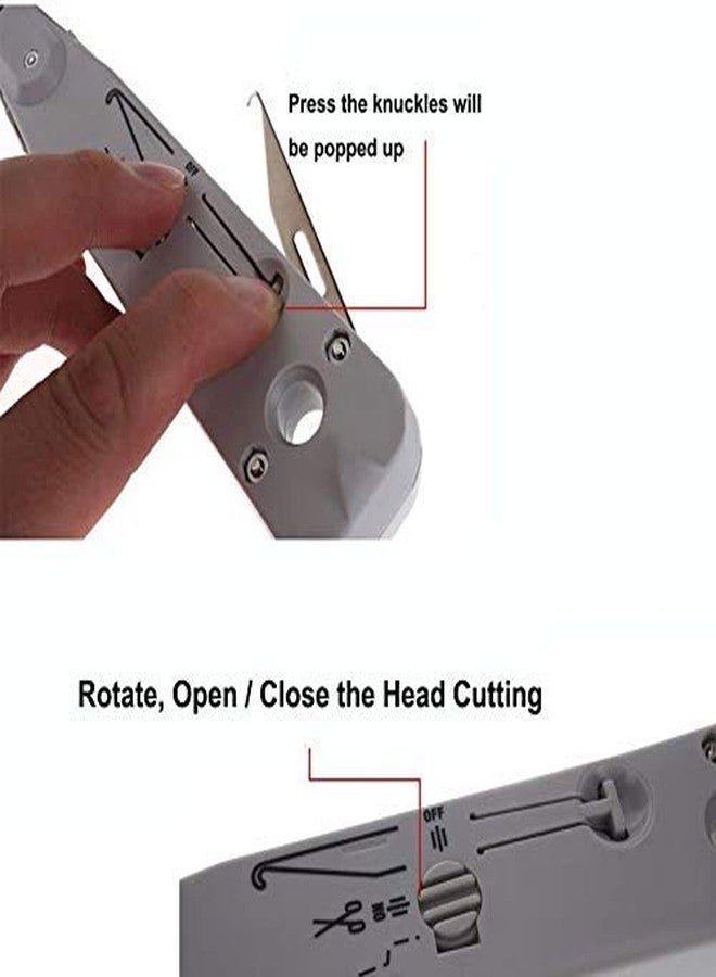 Atevon HT-3141 Krone Punch Down Tool - Impact Crimper for 110/88 Type AMP Modules, Keystone Jacks & Network Junction Boxes | Ratchet-Type for Telephone & Data Wires - Pack of 1 - Image 4